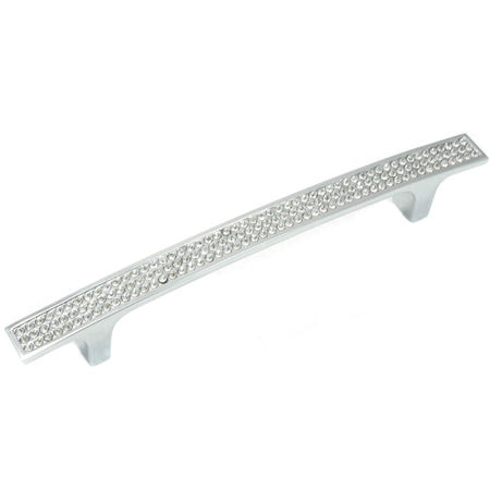 MNG 128mm Pull, Bellagio, Polished Chrome/Cyrstal 18326